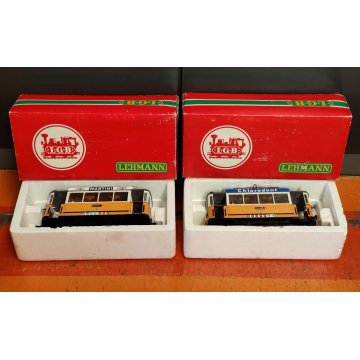 LGB 2035 + 3500 scala G Locomotiva TRAM LEHMANN Trenino Elettrico Vintage BOX