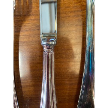 SERVIZIO 12 pers POSATE ARGENTATE Christofle Spatours MIDCENTURY LUXURY CURTLERY