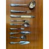 SERVIZIO 12 pers POSATE ARGENTATE Christofle Spatours MIDCENTURY LUXURY CURTLERY