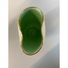 VASO CERAMICA VINTAGE APA Lina Poggi ALBISOLA PESCI ONDE VERDE 14 cm/h '50s