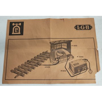 LGB 5010 + 5000 scala G  Reostato + Trasformatore LEHMANN Trenino Elettrico BOX