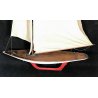 ANTICA BARCA RIPRODUZIONE CUTTER BONA FIDE 1899 NAVE MODELLINO A VELA REGATA