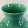 VASO VINTAGE VETRO MURANO VERDE VENEZIANO Venini '84 FIRMATO ø 22x27cm/h