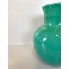 VASO VINTAGE VETRO MURANO VERDE VENEZIANO Venini '84 FIRMATO ø 22x27cm/h