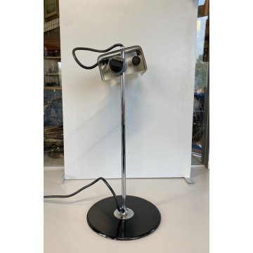 LAMPADA DA TAVOLO 291 SPIDER NERO DESIGN Joe Colombo Oluce 40cm/h FUNZIONA '60s