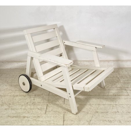 POLTRONA Carlo Hauner Fratelli Reguitti ANNI 60 DESIGN LEGNO SEDIA ARMCHAIR