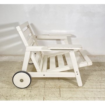 POLTRONA Carlo Hauner Fratelli Reguitti ANNI 60 DESIGN LEGNO SEDIA ARMCHAIR