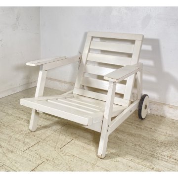 POLTRONA Carlo Hauner Fratelli Reguitti ANNI 60 DESIGN LEGNO SEDIA ARMCHAIR