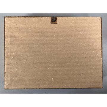 PICCOLO QUADRO ACQUERELLO FIRMA A.B. NATURA MORTA BOUQUET FIORI ROSE MARGHERITE