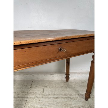 ANTICO PICCOLO TAVOLINO EPOCA 1800 LEGNO NOCE TAVOLO GIOCO CONSOLLE CASSETTO