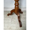 ANTICO TAVOLINO LEGNO INTARSIATO GIOCO SCACCHI TORNITO TAVOLO SALOTTO VINTAGE