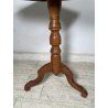 ANTICO TAVOLINO LEGNO INTARSIATO GIOCO SCACCHI TORNITO TAVOLO SALOTTO VINTAGE