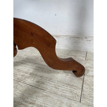 ANTICO TAVOLINO LEGNO INTARSIATO GIOCO SCACCHI TORNITO TAVOLO SALOTTO VINTAGE