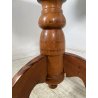 ANTICO TAVOLINO LEGNO INTARSIATO GIOCO SCACCHI TORNITO TAVOLO SALOTTO VINTAGE