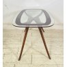 ANTICO TAVOLINO ATTR Luigi Scremin LEGNO VETRO ANNI 40 DESIGN SMALL TABLE DECO
