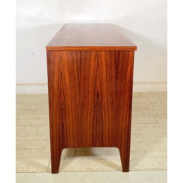 COMÒ VINTAGE LEGNO DESIGN Vittorio Dassi 10 CASSETTI ANNI 50 MOBILE CASSETTONE