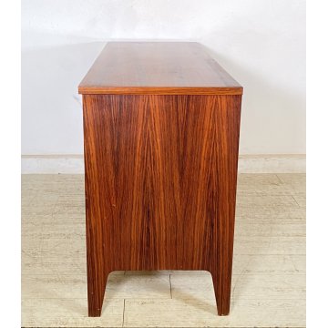 COMÒ VINTAGE LEGNO DESIGN Vittorio Dassi 10 CASSETTI ANNI 50 MOBILE CASSETTONE