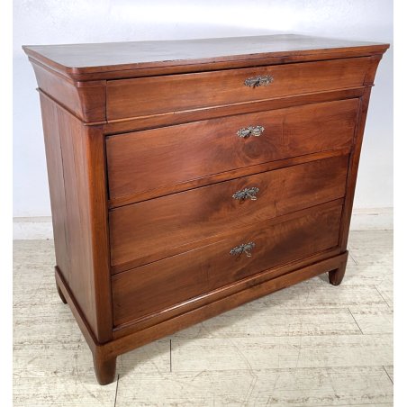 ANTICO COMO CAPPUCCINO 4 CASSETTI epoca 800 legno NOCE CASSETTONE CASSETTIERA