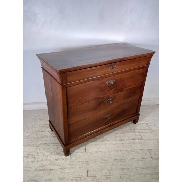 ANTICO COMO CAPPUCCINO 4 CASSETTI epoca 800 legno NOCE CASSETTONE CASSETTIERA