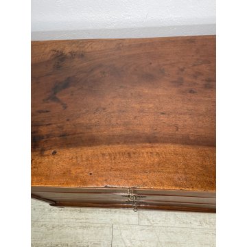 ANTICO COMO CAPPUCCINO 4 CASSETTI epoca 800 legno NOCE CASSETTONE CASSETTIERA