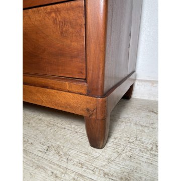 ANTICO COMO CAPPUCCINO 4 CASSETTI epoca 800 legno NOCE CASSETTONE CASSETTIERA