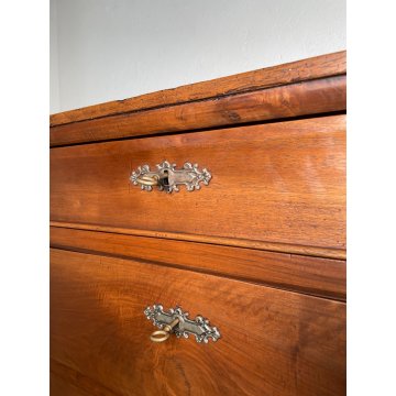 ANTICO COMO CAPPUCCINO 4 CASSETTI epoca 800 legno NOCE CASSETTONE CASSETTIERA