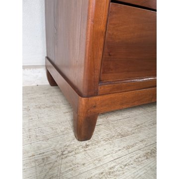 ANTICO COMO CAPPUCCINO 4 CASSETTI epoca 800 legno NOCE CASSETTONE CASSETTIERA