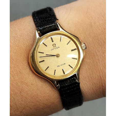 OMEGA De Ville OROLOGIO POLSO vintage PLACCATO ORO G 20 mic WRIST WATCH cal. 620