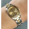 BULOVA Automatic OROLOGIO POLSO DORATO anni 80 VINTAGE GOLDEN WRIST WATCH montre