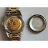 BULOVA Automatic OROLOGIO POLSO DORATO anni 80 VINTAGE GOLDEN WRIST WATCH montre