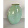 ANTICO VASO CERAMICA SMALTATA Guido Andlovitz Lavenia MOD. 1316 LENTE VERDE '30