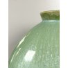 ANTICO VASO CERAMICA SMALTATA Guido Andlovitz Lavenia MOD. 1316 LENTE VERDE '30