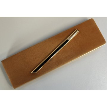 AURORA Thesi PENNA SFERA Oro Lacca Design Zanuso VINTAGE BALLPOINT PEN BOX Italy