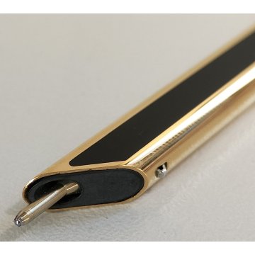 AURORA Thesi PENNA SFERA Oro Lacca Design Zanuso VINTAGE BALLPOINT PEN BOX Italy