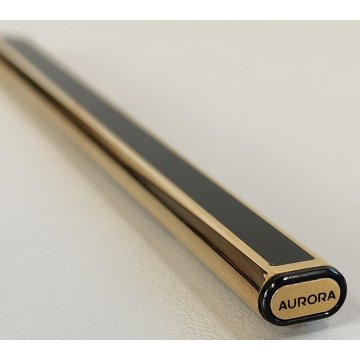 AURORA Thesi PENNA SFERA Oro Lacca Design Zanuso VINTAGE BALLPOINT PEN BOX Italy
