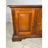 ANTICA PICCOLA CREDENZA 2 ANTE LEGNO NOCE EPOCA '900 MOBILE TV RIPIANO STIPO