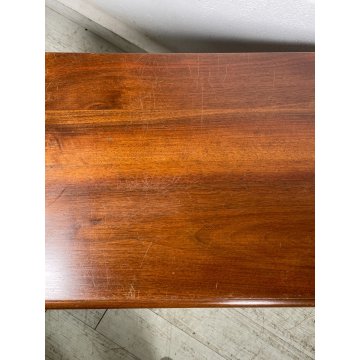 ANTICA PICCOLA CREDENZA 2 ANTE LEGNO NOCE EPOCA '900 MOBILE TV RIPIANO STIPO