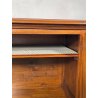 ANTICA PICCOLA CREDENZA 2 ANTE LEGNO NOCE EPOCA '900 MOBILE TV RIPIANO STIPO