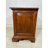 ANTICA PICCOLA CREDENZA 2 ANTE LEGNO NOCE EPOCA '900 MOBILE TV RIPIANO STIPO