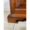 ANTICA PICCOLA CREDENZA 2 ANTE LEGNO NOCE EPOCA '900 MOBILE TV RIPIANO STIPO