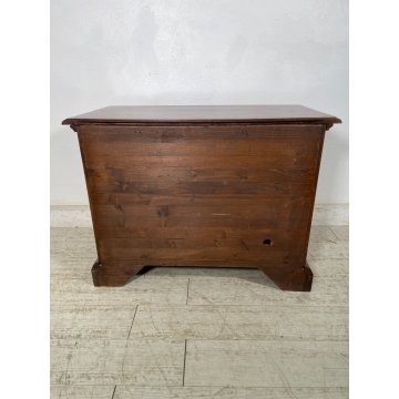ANTICA PICCOLA CREDENZA 2 ANTE LEGNO NOCE EPOCA '900 MOBILE TV RIPIANO STIPO