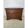 ANTICA PICCOLA CREDENZA 2 ANTE LEGNO NOCE EPOCA '900 MOBILE TV RIPIANO STIPO