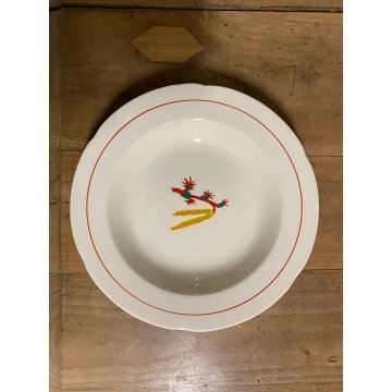 SERVIZIO PIATTI 6 pers. DESIGN Gio Ponti CERAMICA S.C. Richard 37 pz. Art Decò