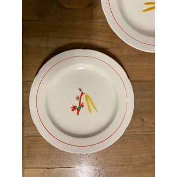 SERVIZIO PIATTI 6 pers. DESIGN Gio Ponti CERAMICA S.C. Richard 37 pz. Art Decò