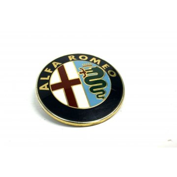 ALFA ROMEO TARGHETTA FREGIO LOGO EPOCA EMBLEMA BADGE DIAMETRO cm 7,5 VINTAGE 