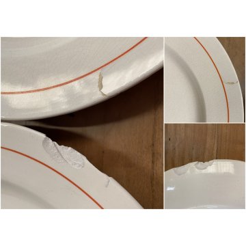SERVIZIO PIATTI 6 pers. DESIGN Gio Ponti CERAMICA S.C. Richard 37 pz. Art Decò