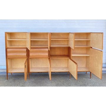 CREDENZA VINTAGE SIDEBOARD ESPOSIZIONE MOBILI PERMANENTE CANTÙ ITALIA ANNI 50