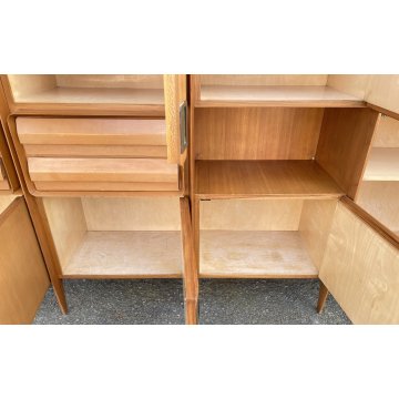 CREDENZA VINTAGE SIDEBOARD ESPOSIZIONE MOBILI PERMANENTE CANTÙ ITALIA ANNI 50