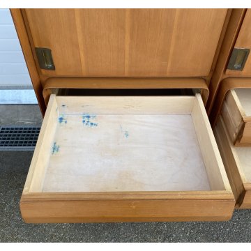 CREDENZA VINTAGE SIDEBOARD ESPOSIZIONE MOBILI PERMANENTE CANTÙ ITALIA ANNI 50