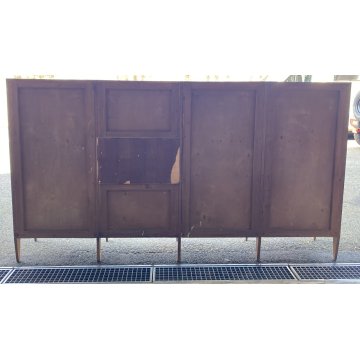 CREDENZA VINTAGE SIDEBOARD ESPOSIZIONE MOBILI PERMANENTE CANTÙ ITALIA ANNI 50